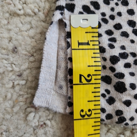 JJill Animal Print Boat Neck Sweater Large Petite - Picture 8 of 11